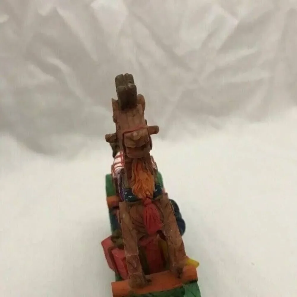 #1341 Rocking Reindeer with gifts figure  4.75 x 4.75